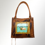American Darling Tote Full Grain Genuine Leather Western Women Bag Handbag Purse | Travel Bags College Casual
