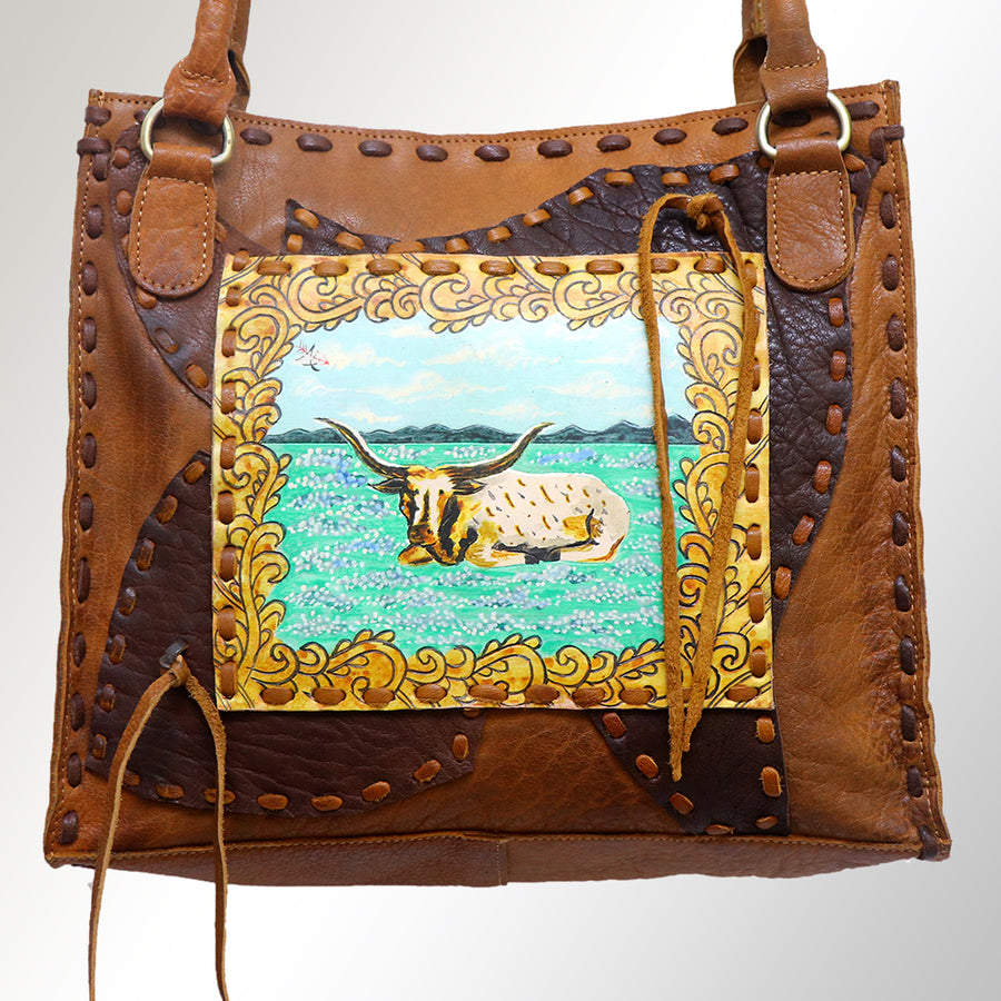 American Darling Tote Full Grain Genuine Leather Western Women Bag Handbag Purse | Travel Bags College Casual
