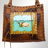 American Darling Tote Full Grain Genuine Leather Western Women Bag Handbag Purse | Travel Bags College Casual