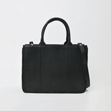 American Darling Black & White Western Tooled Leather Handbag for Women – Floral Embossed Satchel