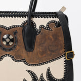American Darling Women's Genuine Leather Western Tote Shoulder Crossbody Handbag