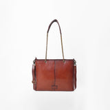 American Darling Western Quilted Leather w/ Hair-On Tote Bag Purse