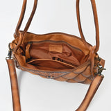 American Darling Premium Quilted Leather with Handles – Elegant Structured Tote for Women