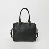 American Darling Handwoven Leather Barrel Bag with Tassel & Dual Handles – Stylish Crossbody Satchel Handbag