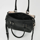 American Darling Handwoven Leather Barrel Bag with Tassel & Dual Handles – Stylish Crossbody Satchel Handbag