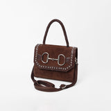 American DarlingWestern Brown Suede Leather Handbag
