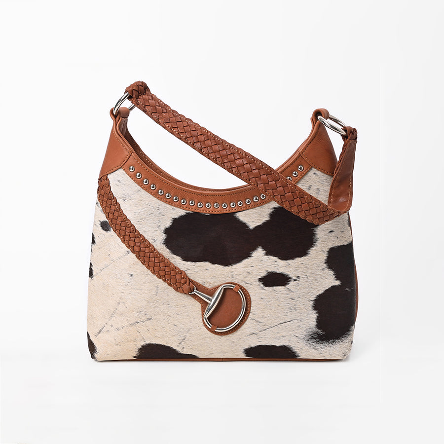 American Darling Women's Western Cowhide Hobo Shoulder Bag