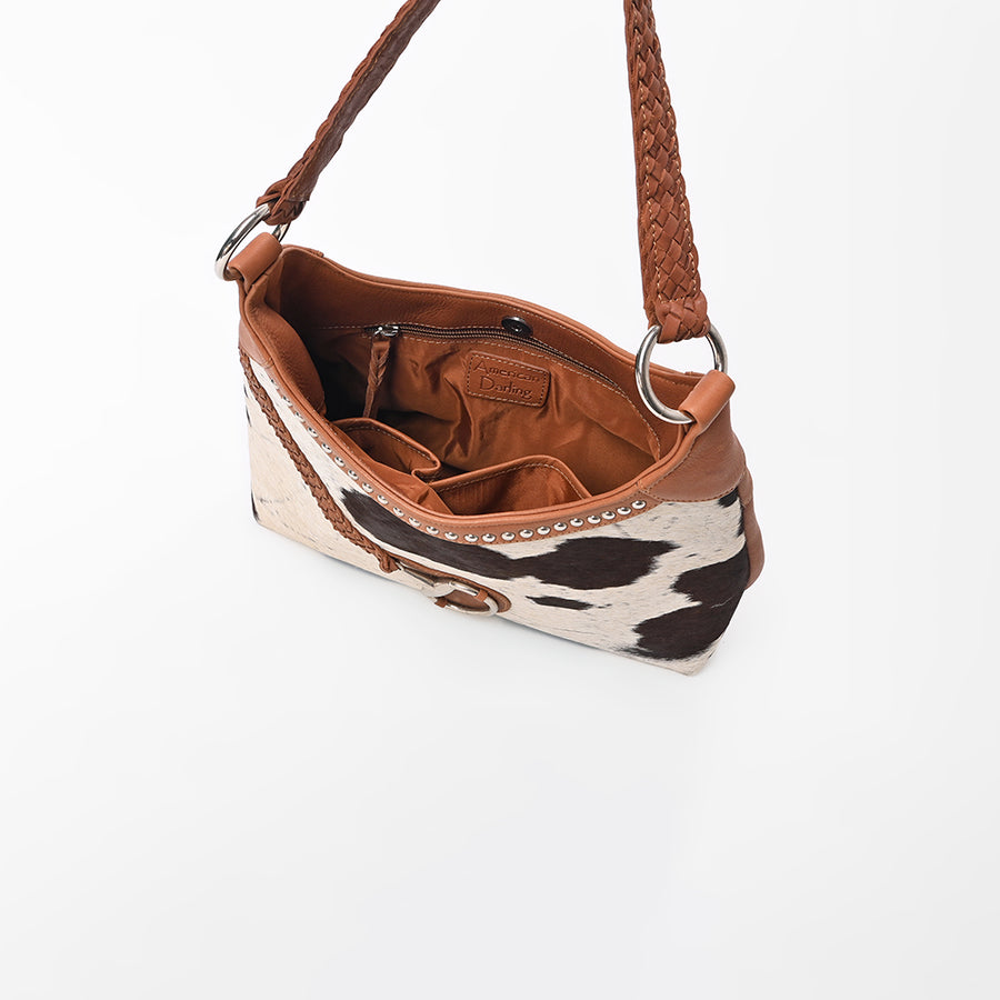 American Darling Women's Western Cowhide Hobo Shoulder Bag