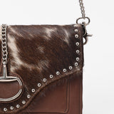 American Darling Western Hair-On Cowhide Leather Crossbody Bag