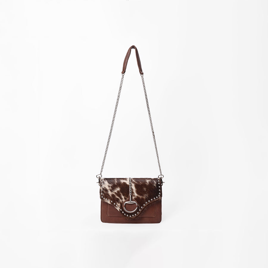 American Darling Western Hair-On Cowhide Leather Crossbody Bag