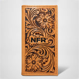 Official PRCA & NFR Licensed Collection® Classic Western Floral Tooled Wallet