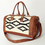 American Darling Women's Duffel Bag Western Hair On Genuine Leather Handbag and Ladies Purse