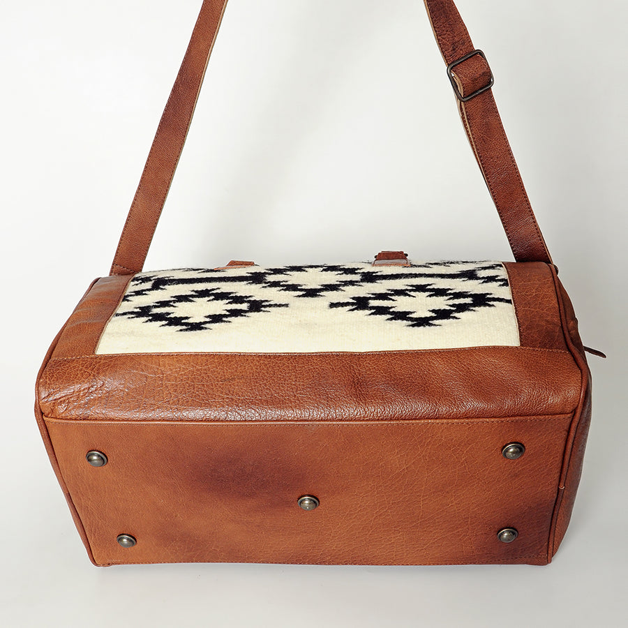 American Darling Women's Duffel Bag Western Hair On Genuine Leather Handbag and Ladies Purse