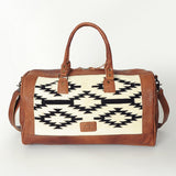 American Darling Women's Duffel Bag Western Hair On Genuine Leather Handbag and Ladies Purse