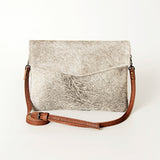 American Darling Women's Envelope Bag Western Hair On Genuine Leather Handbag and Ladies Purse