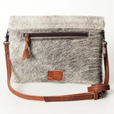 American Darling Women's Envelope Bag Western Hair On Genuine Leather Handbag and Ladies Purse