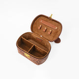 American Darling Hand Tooled Western Leather Jewelry Box
