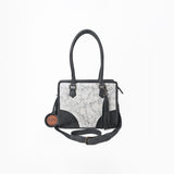 American Darling Silver Metallic Leather Western Tote Bag