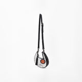 American Darling Western Leather Silver Crackle Hobo Bag