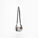 American Darling Western Leather Silver Crackle Hobo Bag