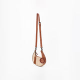 American Darling Western Leather Silver Crackle Hobo Bag