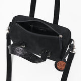 American Darling Western Leather Tote Bag w/ Tooled Buckle Straps