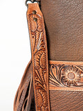 American Darling Messenger Hand Tooled Genuine Leather Western Women Bag Handbag Purse | Cute