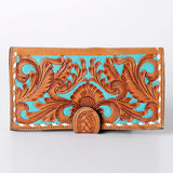 American Darling Wallet Hand Tooled Genuine Leather Western Women Bag | Handbag Purse Wristlet Travel Clutch