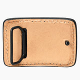 AMERICAN DARLING Floral Hand Carved Painted Belt Buckle Genuine Leather Covered Stylish