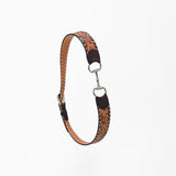 American Darling Women's Genuine Leather Belt Hand Tooled Equestrian Bit