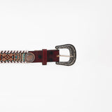 American Darling Women's Beaded Western Leather Belt Southwestern Concho
