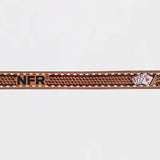 Official PRCA & NFR Licensed Collection® Brown Genuine Tooled Leather Belt