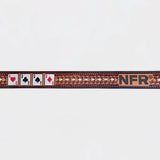 Official PRCA & NFR Licensed Collection® Playing Cards Genuine Leather Belt