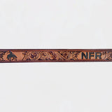 Official PRCA & NFR Licensed Collection® Bronc Rider Genuine Leather Belt