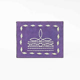 American Darling Handcrafted Genuine Leather Card Holder Wallet with Traditional Stitch Design