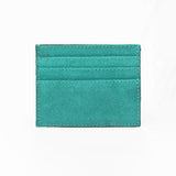 American Darling Handcrafted Genuine Leather Card Holder Wallet with Traditional Stitch Design