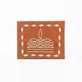 American Darling Handcrafted Genuine Leather Card Holder Wallet with Traditional Stitch Design