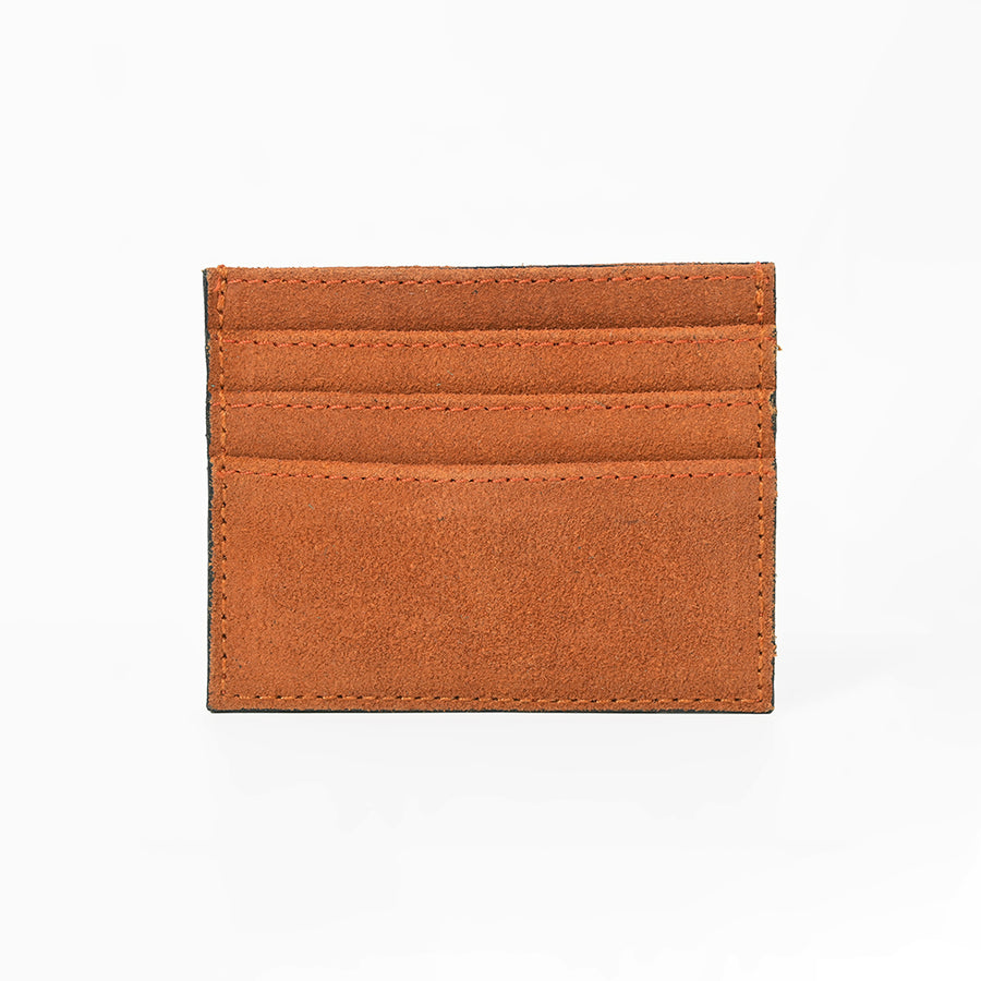 American Darling Handcrafted Genuine Leather Card Holder Wallet with Traditional Stitch Design