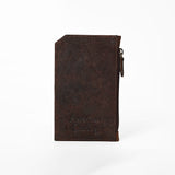 American Darling Genuine Leather Western Card Holder w/ Cactus Floral Design