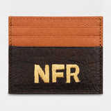 Official PRCA & NFR Licensed Collection® Embroidered Genuine Leather Slim Card Holder