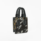 American Darling Leather Hair-On Cowhide Mini Purse Bag Charm