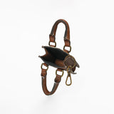 American Darling Leather Hair-On Cowhide Mini Purse Bag Charm