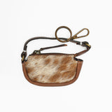 American Darling Genuine Hair-on Leather Mini Clutch Bag Charms