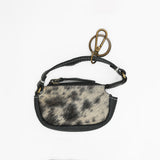 American Darling Genuine Hair-on Leather Mini Clutch Bag Charms