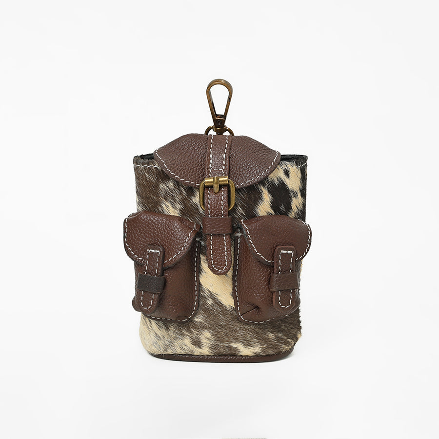 American Darling Genuine Hair-on Leather Mini Backpack Bag Charms