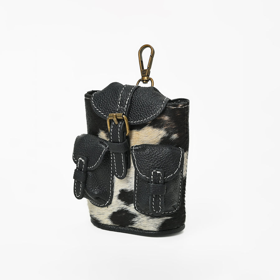 American Darling Genuine Hair-on Leather Mini Backpack Bag Charms