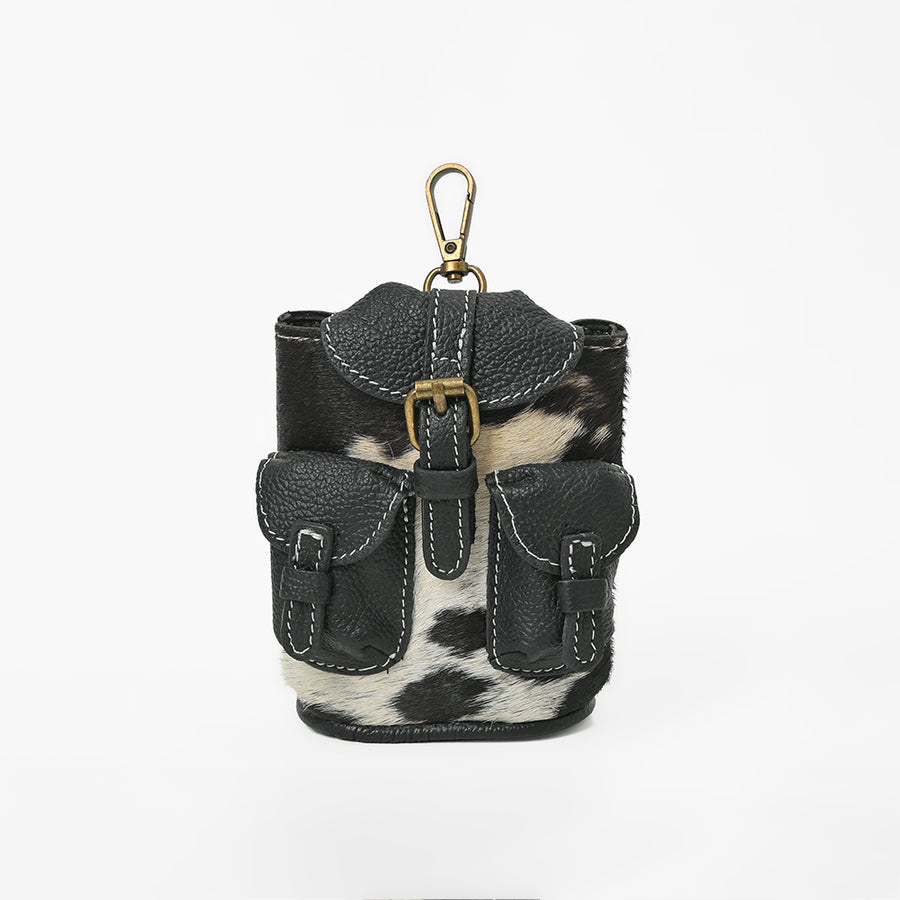 American Darling Genuine Hair-on Leather Mini Backpack Bag Charms