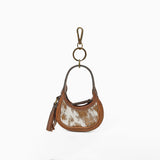 American Darling Genuine Hair-on Leather Mini Hobo Bag Charms