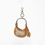 American Darling Genuine Hair-on Leather Mini Hobo Bag Charms