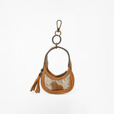 American Darling Genuine Hair-on Leather Mini Hobo Bag Charms